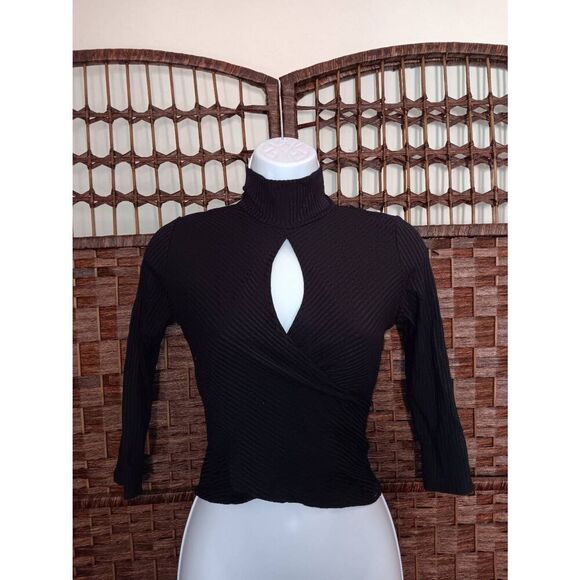 Y2K Black Top - Picture 1 of 2